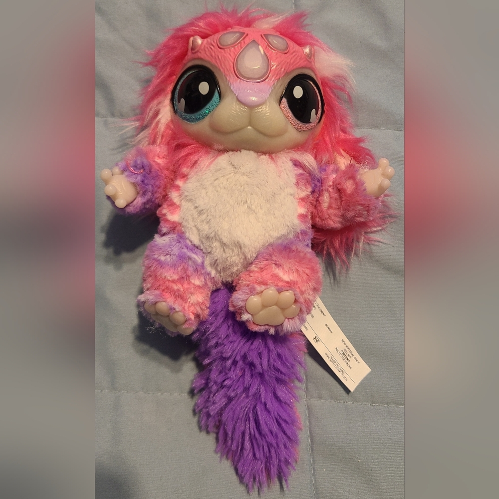 Magic Mixies Interactive Pink Mixie Plush Lights & Sounds 7" Doll Working